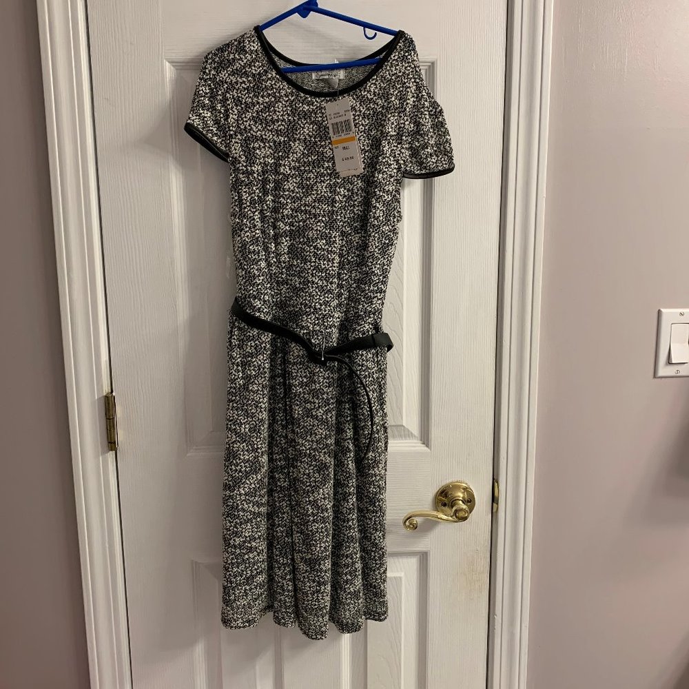 NWT Knitted Sweater Dress with Belt